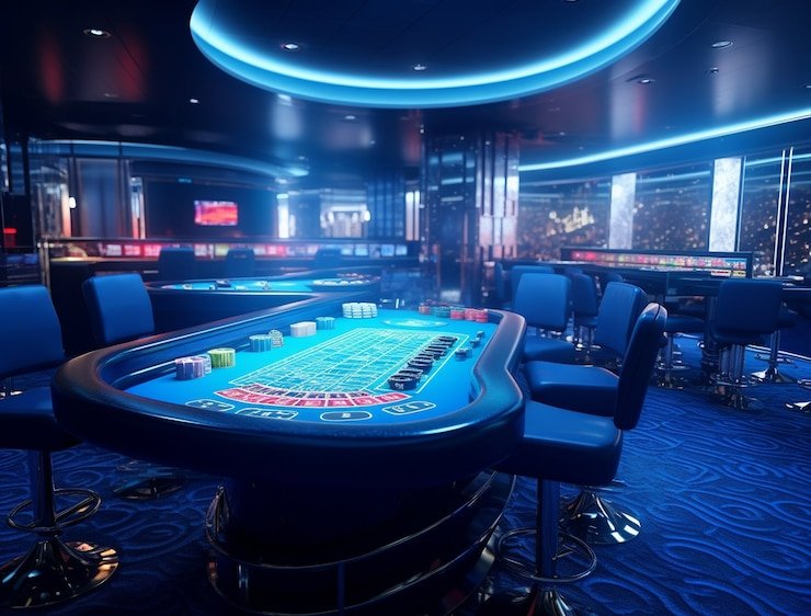 Komposisi cahaya lembut pada kartu utama